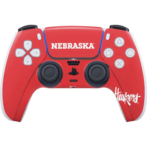 University of Nebraska Red PS5 Controller Skin